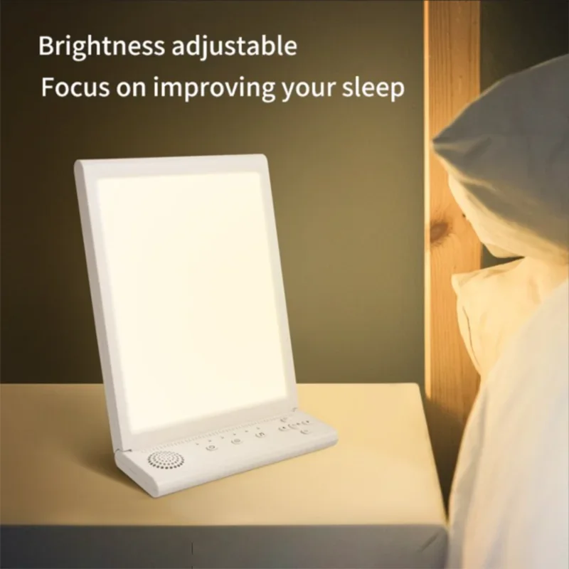 

for Depression Treatment Stepless Night Light Dimming Phototherapy 10000lux Lamp Led Sad Light Therapy Lamp With White Noise