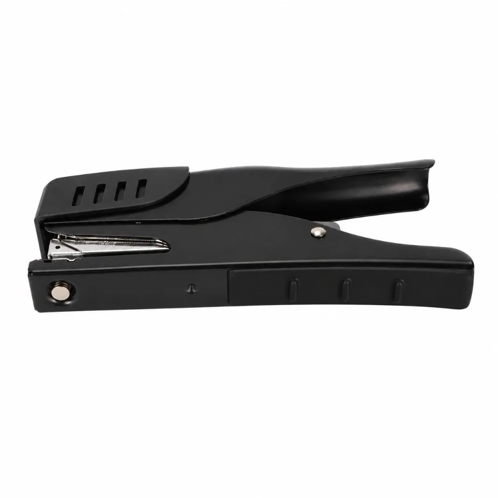 25 Sheet Capacity Plastic Shell Hand Stapler Metal Stapling Head Compact Size Manual Stapler Ergonomic Shape Multi Colors