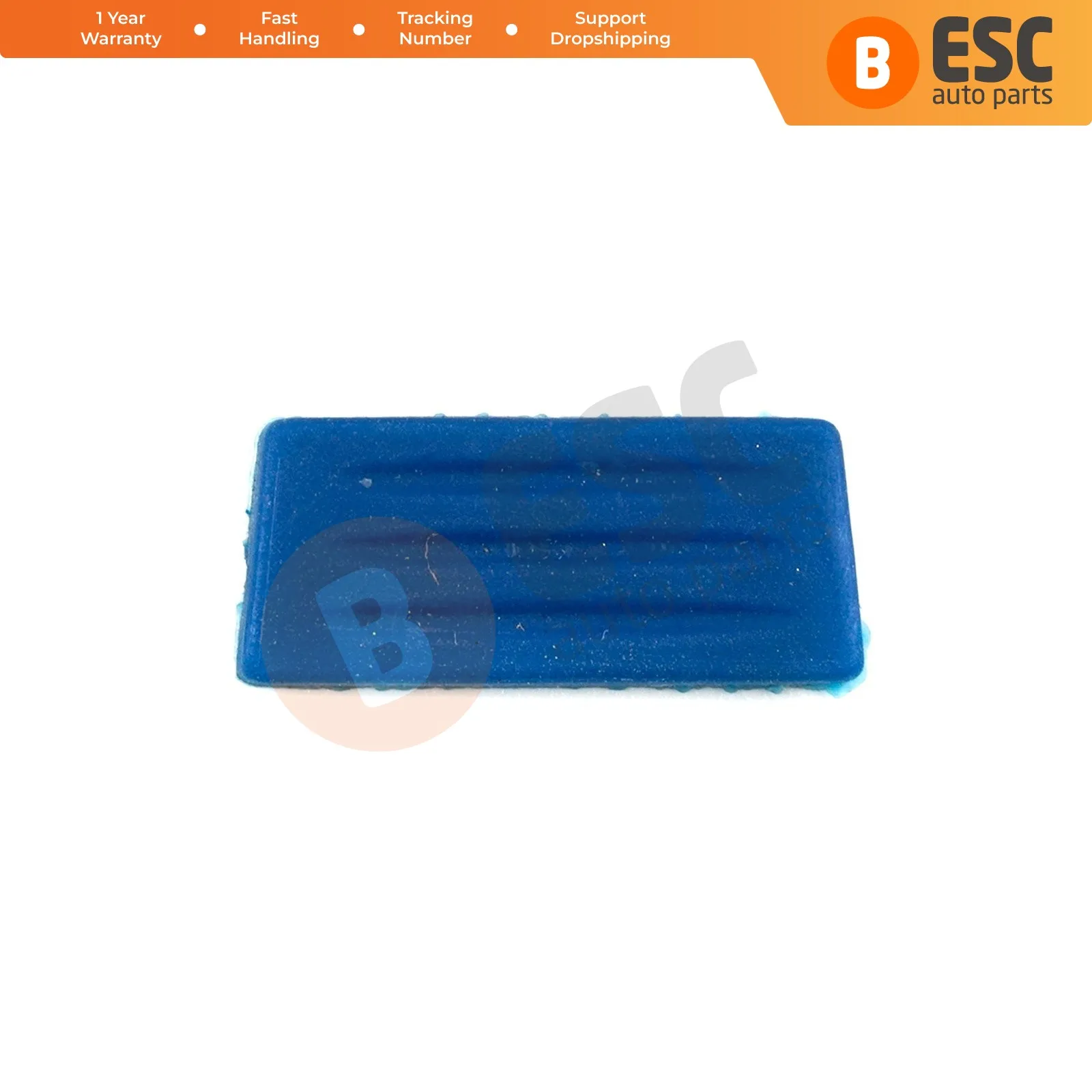 ESC Auto Parts EDP520 1-Button Remote Key Housing Case Cover Blue Color Button for Fiat Punto Doblo Bravo Ship From Turkey