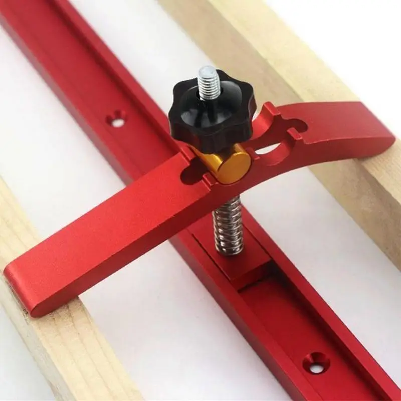 

Woodworking T Track Slider M8 T Screw M8 Nut Saw Table Acting Hold Down Clamp for T-Slot T-Track Woodworking DIY Tools