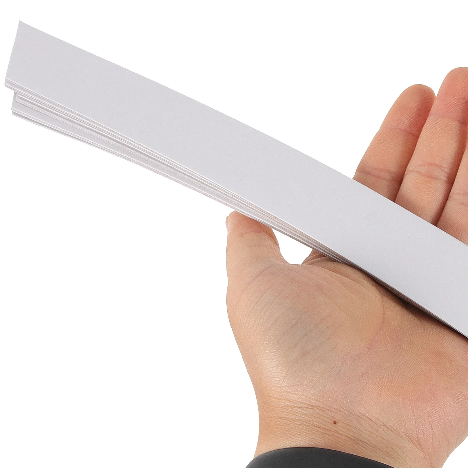 

100pcs Shirt Collar Support Paper Bone Shaper Dress Inserts Men Women Collar Stays Adjustable Size White Practical