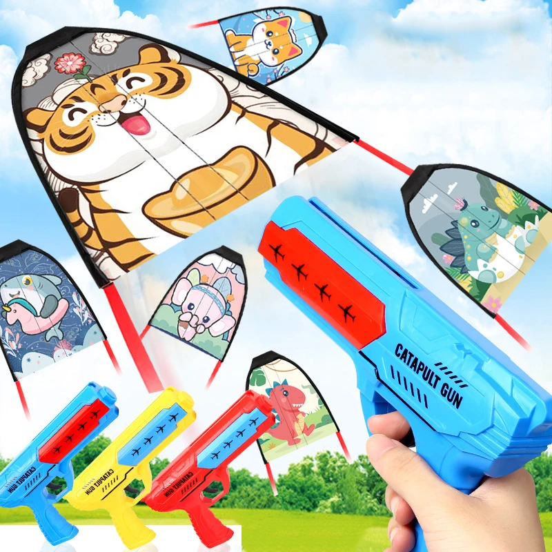 New Airplane Launcher Bubble Catapult With Plane Toy Funny Airplane Toys For Kids Plane Catapult Gun Shooting Game Birthday Gift