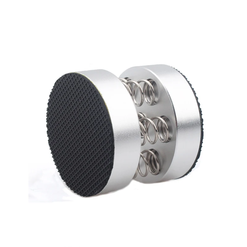 4 قطعة 44 مللي متر سبائك الألومنيوم المتكلم سبايك مشغل أقراص مضغوطة مضخم الصوت عزل حامل قدم Sprin # وسادة قاعدة للأظافر بلونين