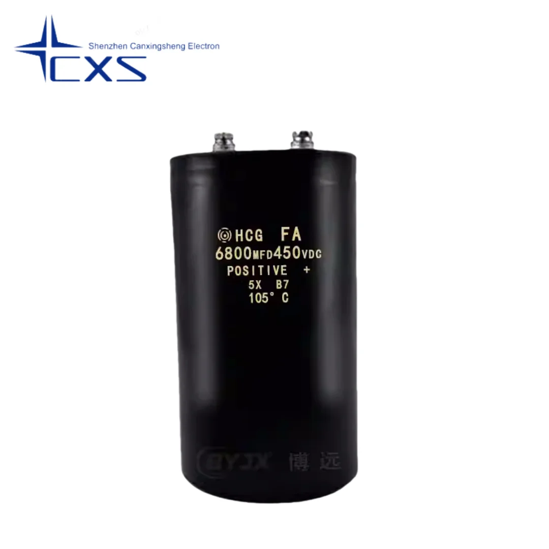 

450V6800UF Hitachi Bolt Type Screw Capacitor 6800MFD450VDC Volume 77*130 77*145 77*155 77*170 99*160