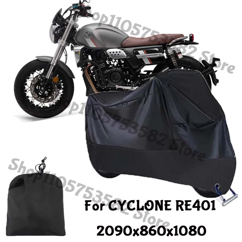 Motorcycle Full Covers For CYCLONE RE401 Car Outdoors Sun Protection Dust No Ear Thickened Oxford Clothcover Accessories