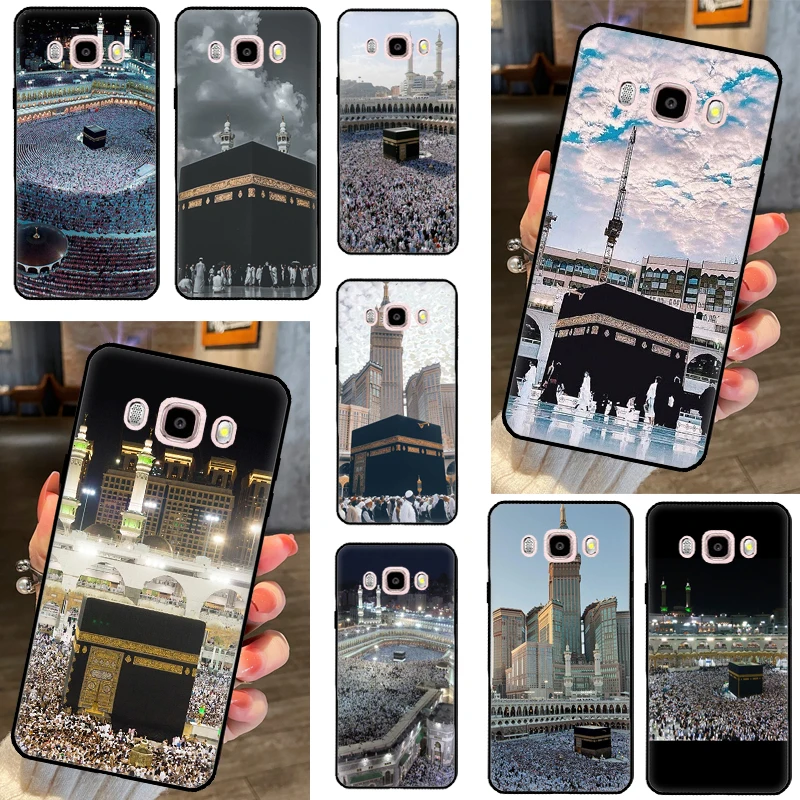 Islamic Muslim Pilgrims in Mecca Case For Samsung Galaxy A3 A5 2017 J1 J3 J5 J7 2016 A6 A8 Plus A7 A9 J8 J4 J6 2018 Cover