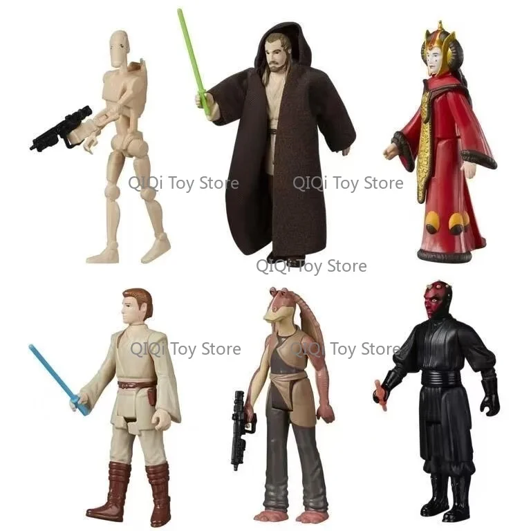 

Набор из 6 фигурок Hasbro Wars 3,75 дюйма: Оби-Ван, Квиганг, Королева, Дартмор, 25468