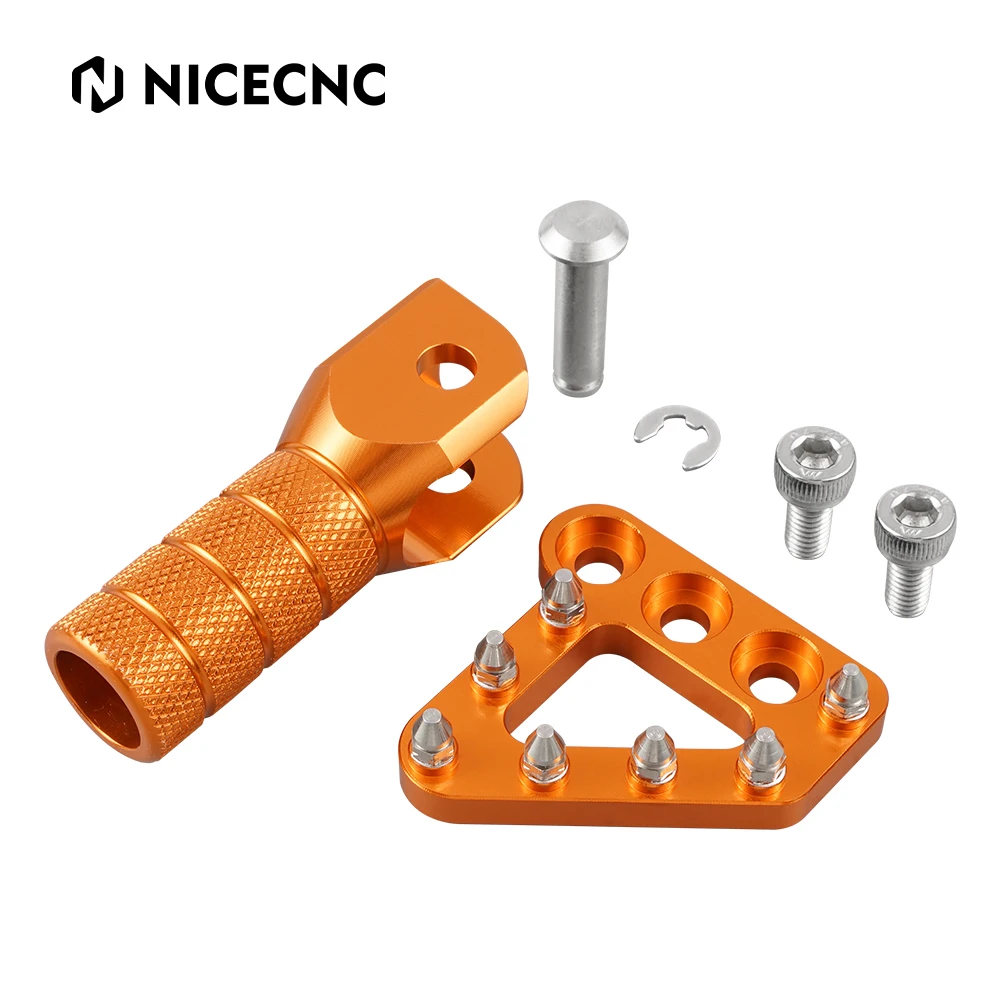 NICECNC Brake Pedal Step Plate Shift Shifter Lever Tip for KTM EXC EXCF SX SXF XC XCF 300 150 200 250 350 400 450 125-530 04-15