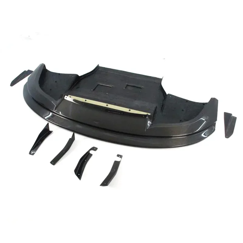 

For 07-14 GR# GV# (GRB GVB) WRX STI PORTION CARBON VRS WIDE BODY VER STYLE FRONT BUMPER WITH FRONT LIP DIFFUSER