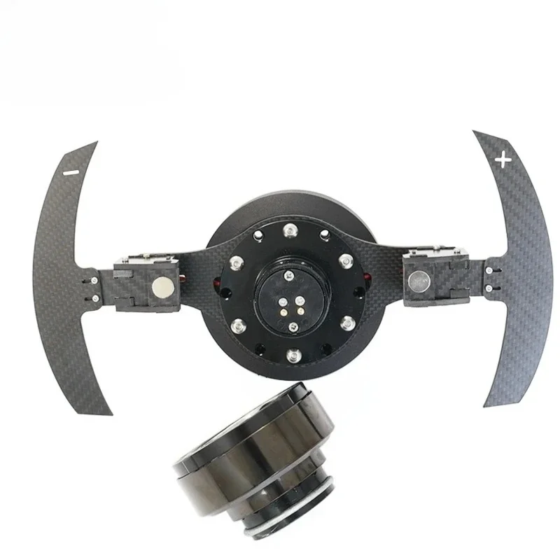 Release Universal New Car Modification Quick Release Steering Wheel Carbon Fiber Magnetic Shift Paddles