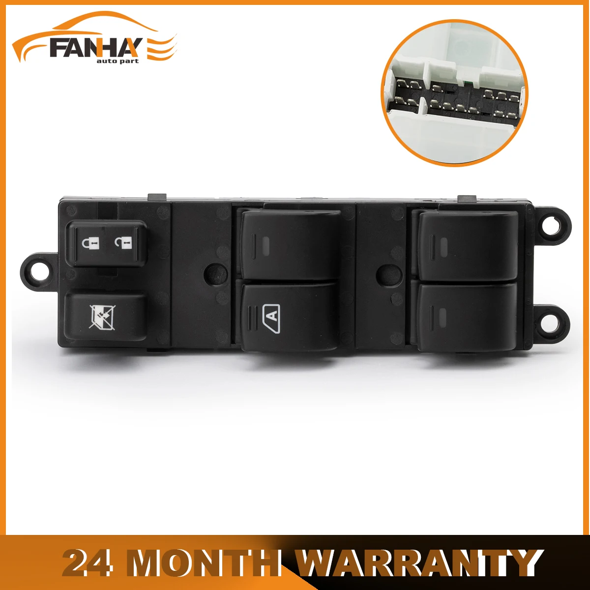 Electric Power Window Switch 25401-ZT50A 25401-ZJ60A 25401-ZE80A For Pathfinder Front 05-08 Nissan Sentra 08-12 Pathfinder Black