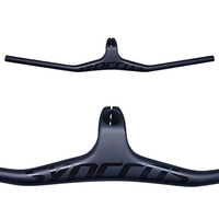 Syncros Handlebar Mountain Bike Integrated Handlebar Stem -17 Degrees Carbon Fiber Bicycle MTB Handlebar Width 660 - 800mm