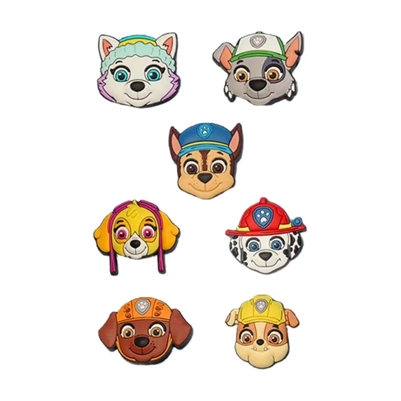 7 قطعة باو باترول تشيس DIY رباط الحذاء مشبك أحذية رياضية مشبك حذاء اكسسوارات موضة الأحذية البلاستيكية زينة فتاة الاطفال مهرجان الهدايا #3