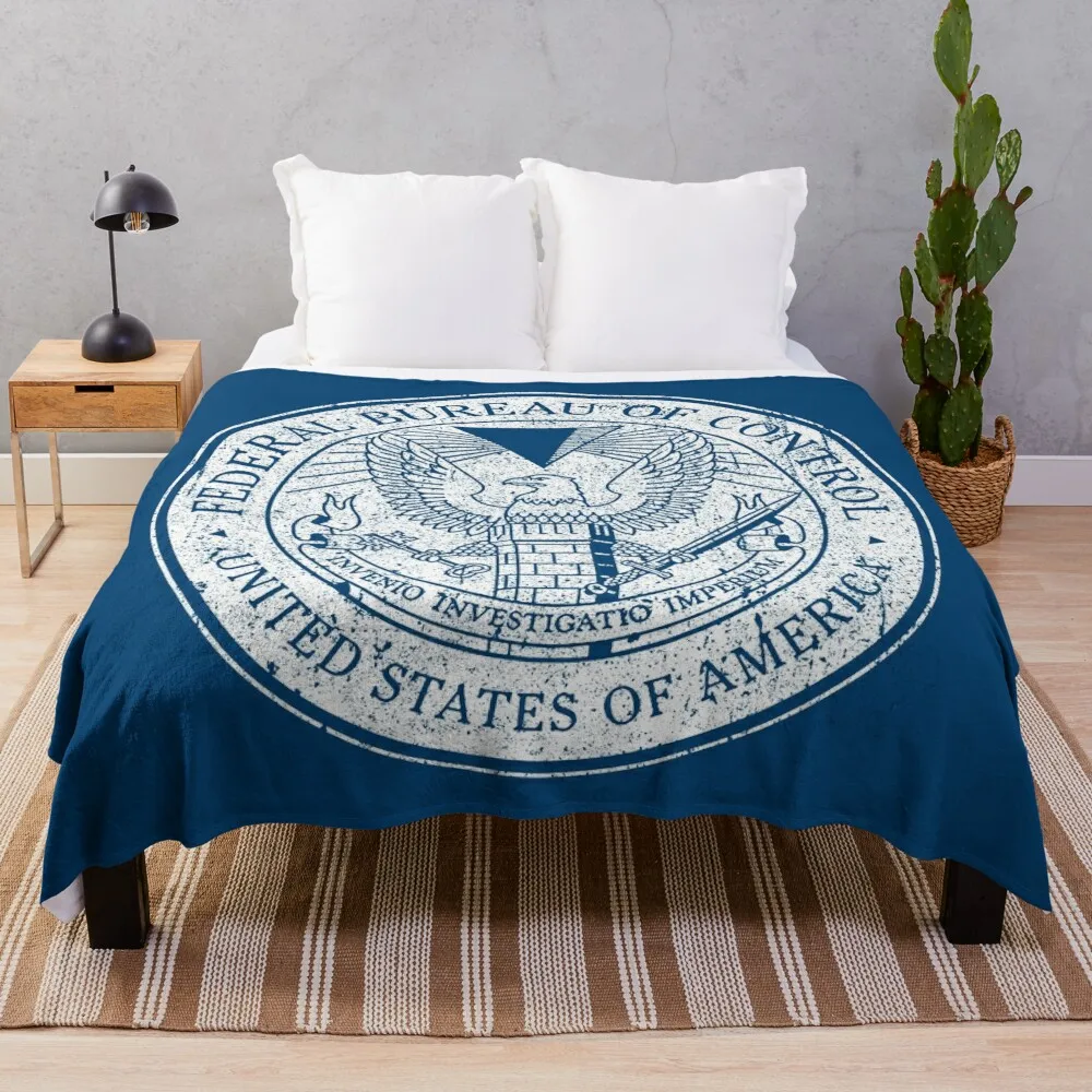 

Federal Bureau of Control Throw Blanket Soft christmas decoration Warm Blankets