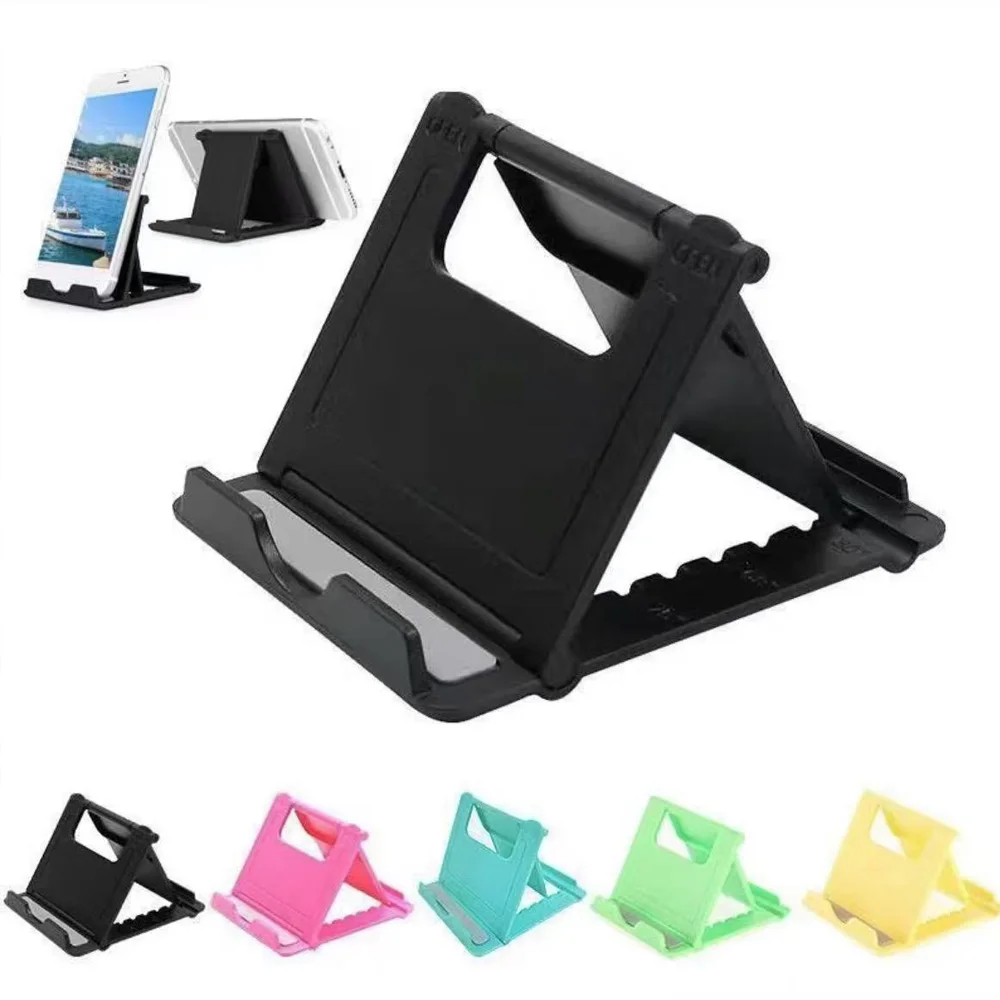 

1PC Mini Creative Portable Universal Folding Plastic Phone Holder Tablet Computer Stand