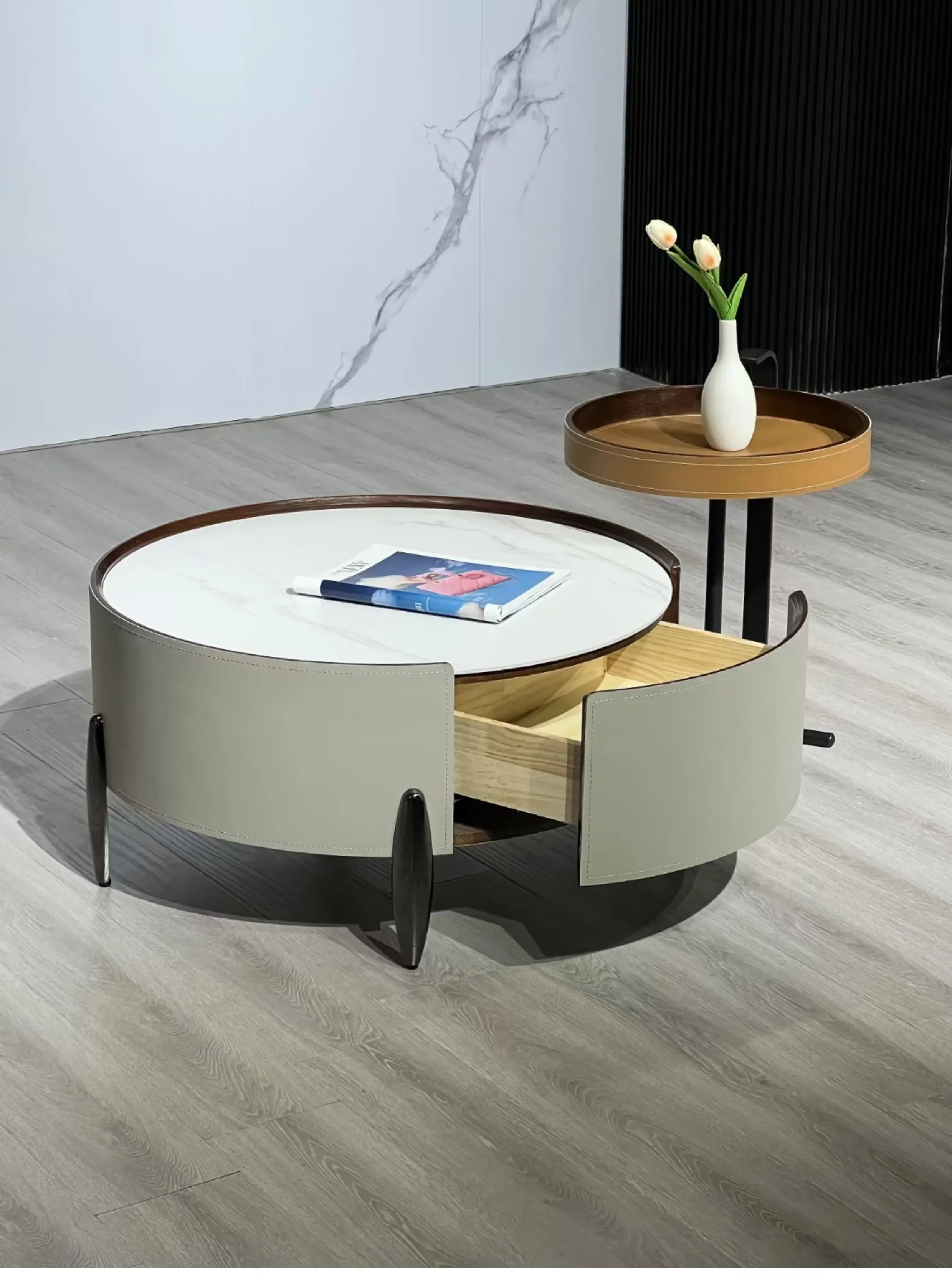 JJItalian Combination Coffee Table Personalized Household Atmosphere Practical Simple Creativity