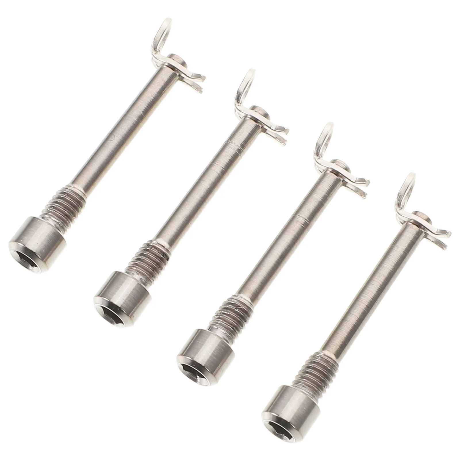 2 مجموعة دراجة النفط مكبح قرصي دبوس سبائك التيتانيوم مكبح قرصي الفرجار الترباس مع الاحتفاظ كليب ل دراجة الطريق الجبلية الخيوط #3