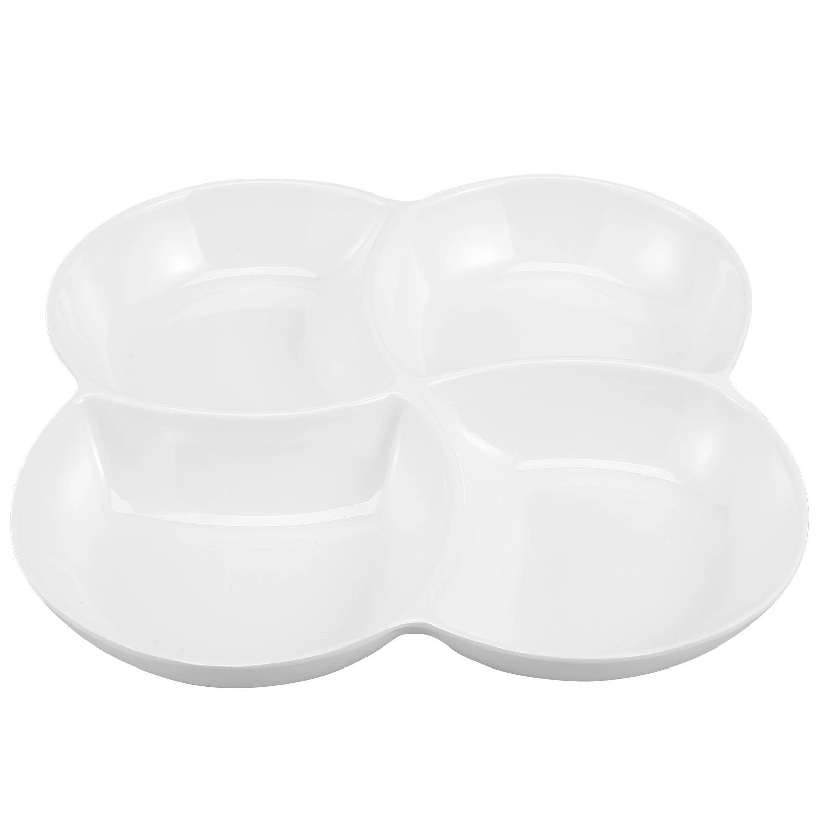 

Melamine Serving Plate Food Compartments Snack Platter Fruit Grid Wedding Candy Storage Tray Dried Fruit Dish Party Kitchen Bar