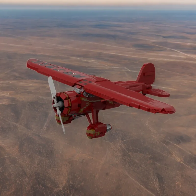 

1489 шт. Lockheed Vega 5B MOC строительные блоки развивающая игрушка для детей, подарок на день рождения для творчества