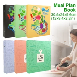 Meal Planner Book Refrigerator Sticker Weekly Monthly Plan List Of Ingredients Notebook Daily Plan Calendar List Meal Organizer