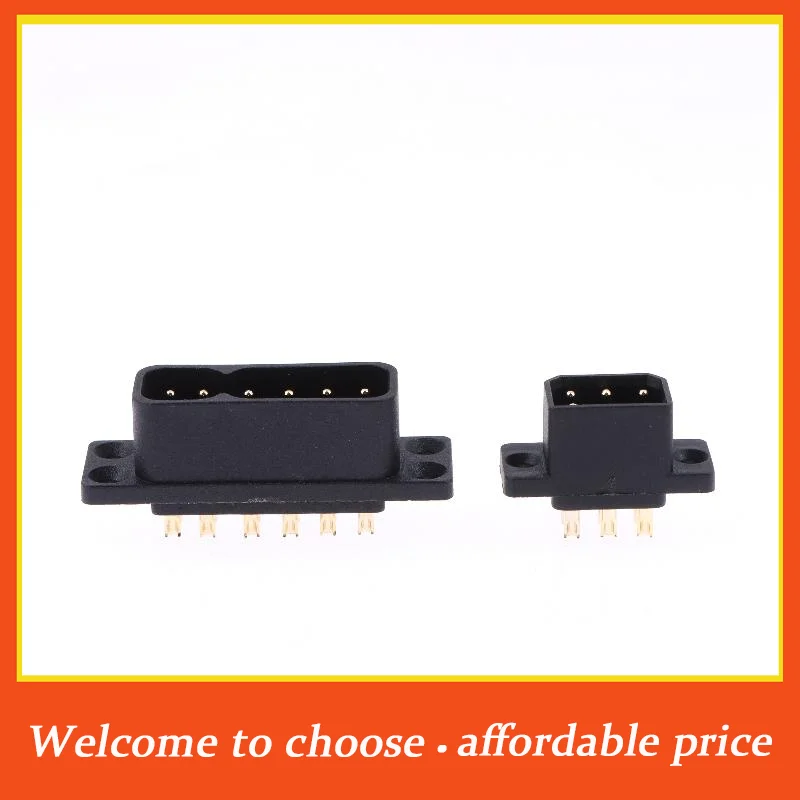 

TH 1/5Pairs new 5A Rated Current RC Model Motor Servo Connector 6P/12P Male Female Plug With Anti-Reverse Insertion Function