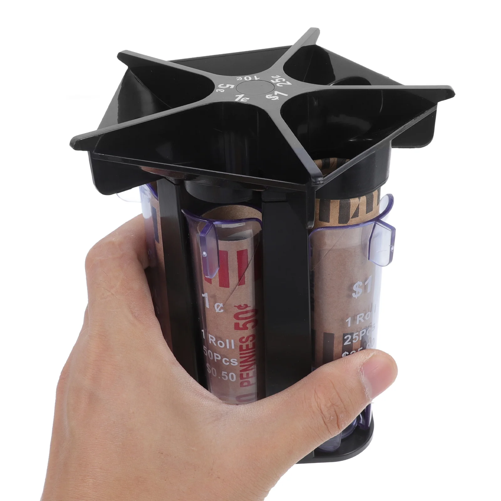 Münze Sorter Lagerung Eimer Container Kunststoff Sortierer Halter Container Neuheit Organizer Staubdicht Desktop