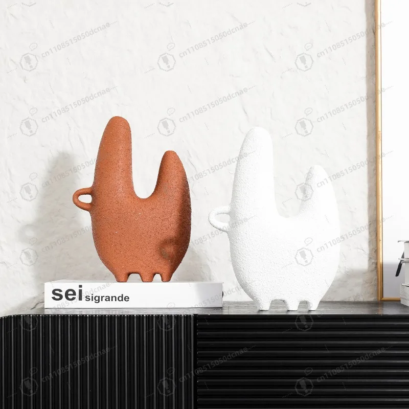 

Простой современный художественный орнамент, модель комнаты, ТВ-шкаф, винный шкаф с мягким украшением, поделки из смолы для гостиной