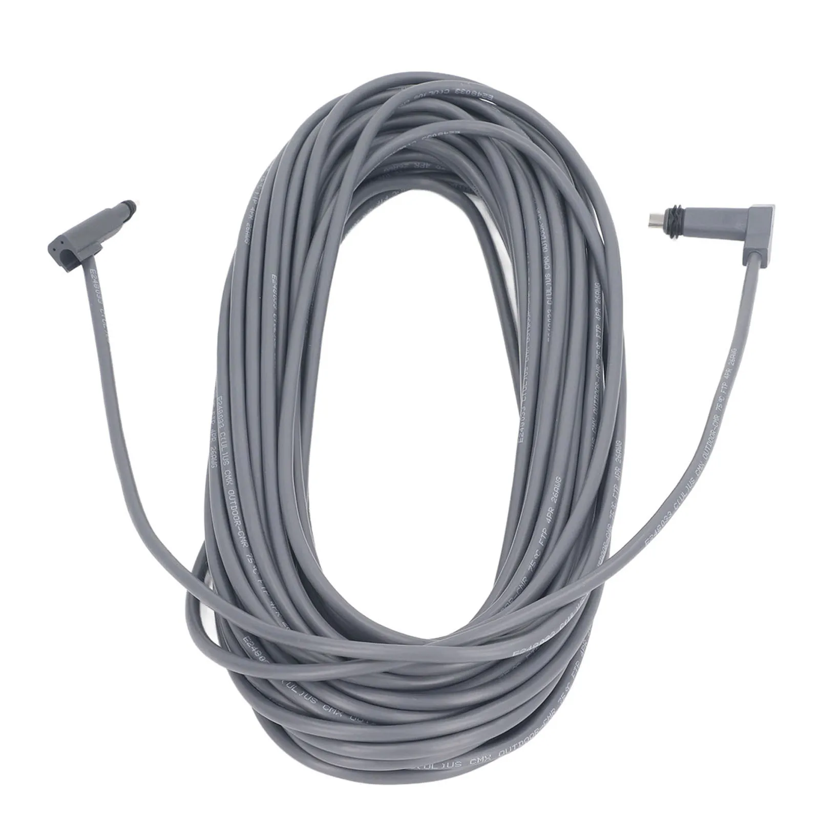 for Starlink V2 Wire Rectangular Satellite Replacement Cable Multifunctional Grey Color 30ft for Starlink V2 Wire