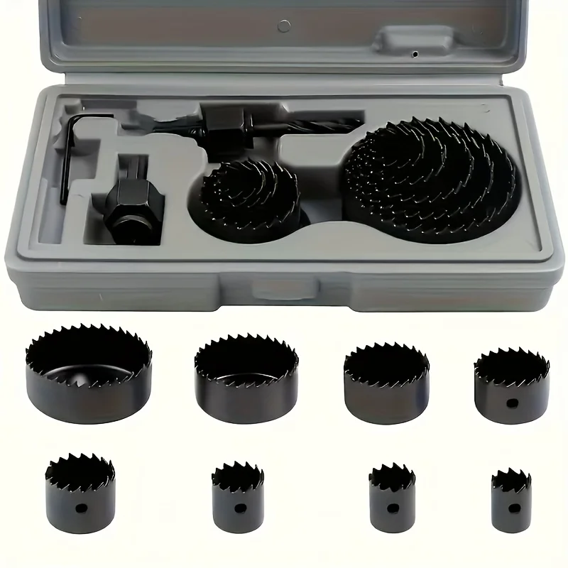 conjunto-de-11-brocas-de-serra-copo-de-19-64mm-em-liga-com-estojo-de-armazenamento-para-madeira-plastico-drywall-e-metal