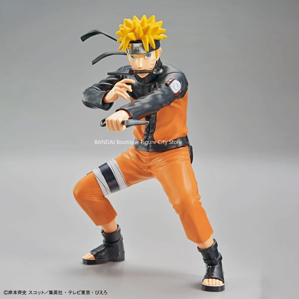 Bandai Anime Naruto Uzumaki Assembly Model Toy, Action Figure, Ornamentos Colecionáveis, Presente, Genuine, EG, Em estoque