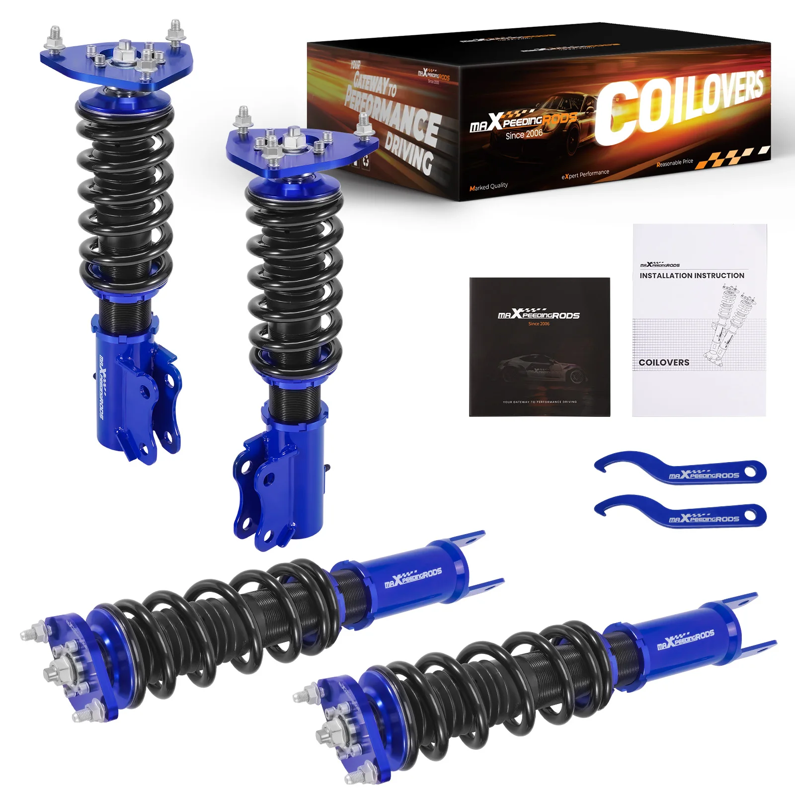 Maxpeedingrods Coilovers Struts Suspension Kit For Mitsubishi Lancer EVO 7 8 9 CT9A