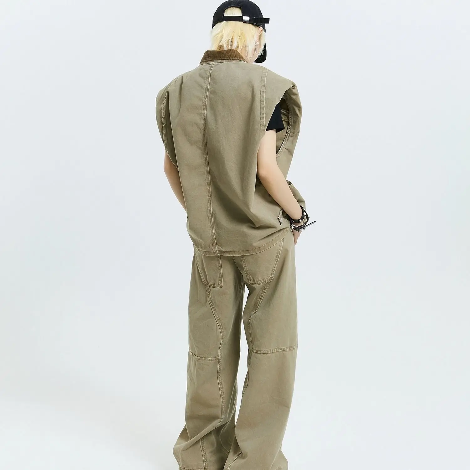 

Жилеты Жилеты Тонкий женский жилет с вырезом Летний вязаный крючком облегающий милый милый минимализм Молодежная офисная одежда без рукавов OL