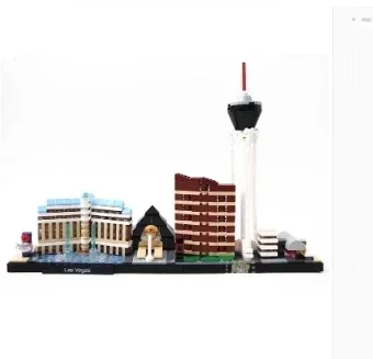 NONE New York City 21028 Architektur Skyline Bausteine Turm Gebäude Ziegel Stadt Street View Montieren Spielzeug Für Kinder Geschenke 3