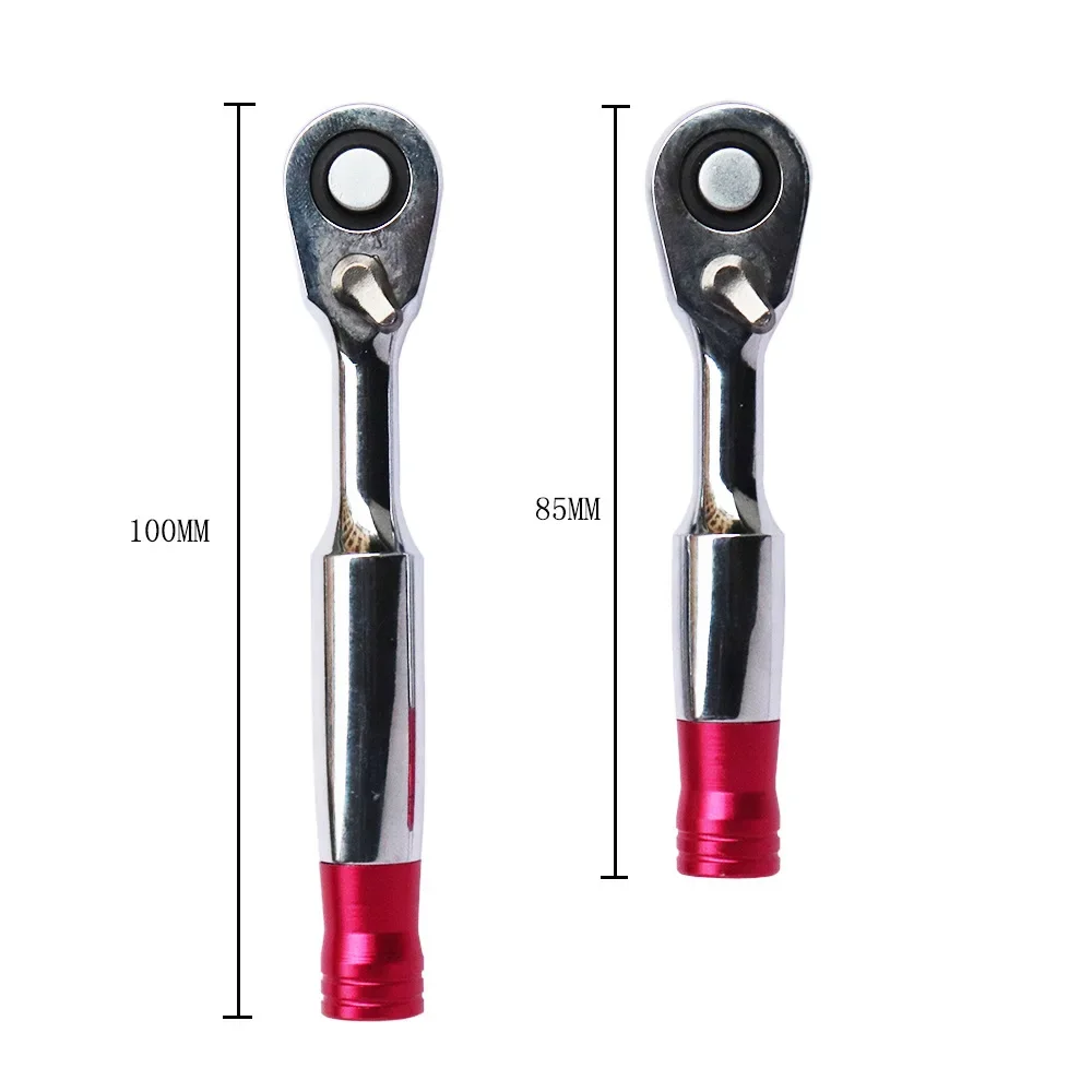 2 In1 Multi-functional Mini Sleeve Ratchet Wrench 72 Teeth Two-way Quick Release Labor-saving Wrench Bicycle Repair Manual Tool