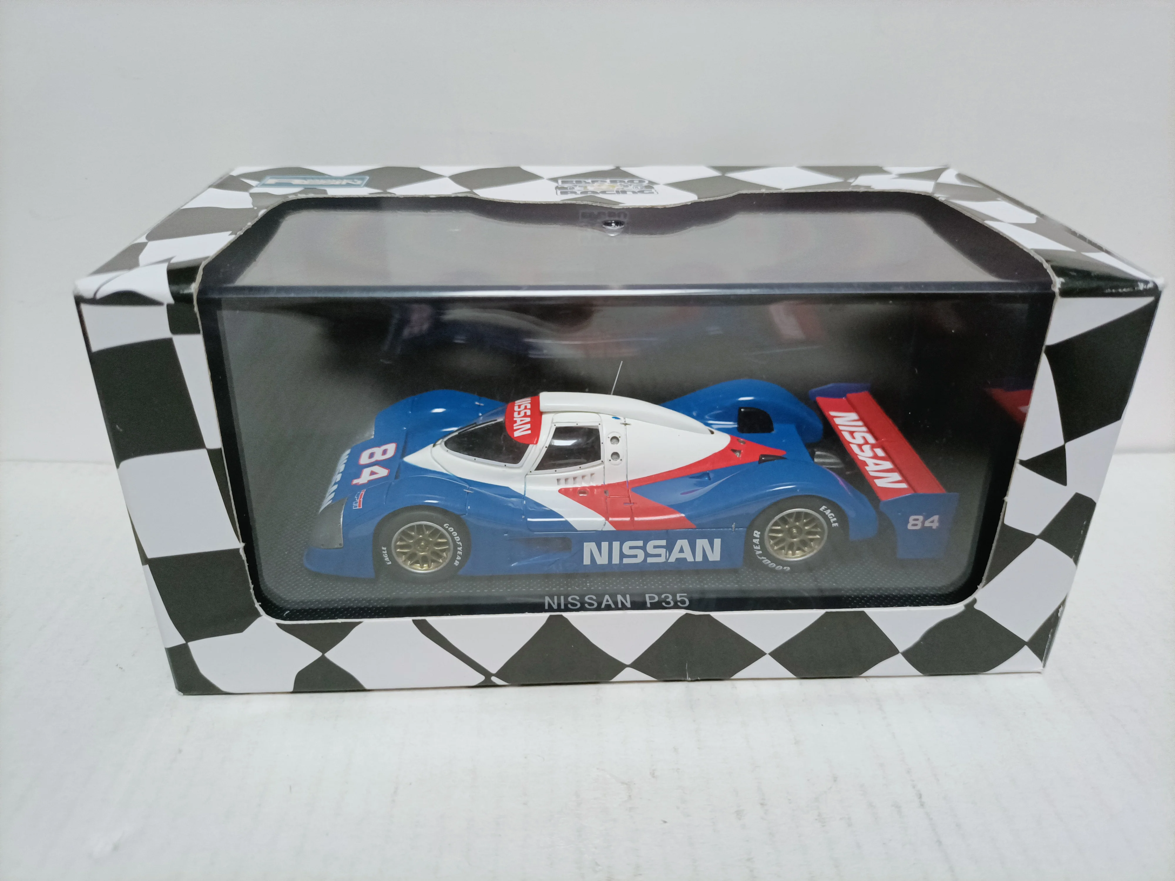 

Ebbro 1 43 Le Mans Модель тестового автомобиля из смолы Nissan P35 1992 г.