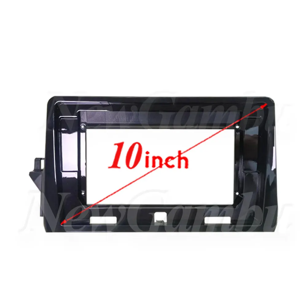 NewGambu 10 Inch Radio Fascia fit For TOYOTA CAMRY 2021 MID-EAST VERSIO LHD left-hand drive Fascia Frame No Cable Trim Panel