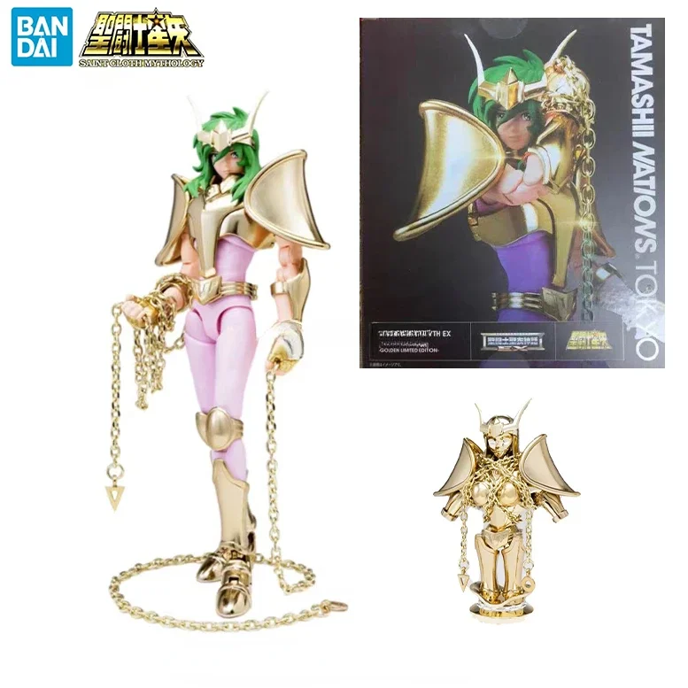 Em estoque bandai santo pano mito tnt andromeda shun anime série de ação figura modelo brinquedo presente coleção