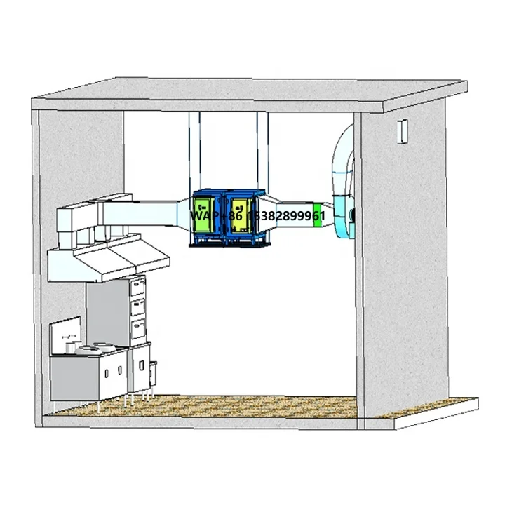 Waste Oil air Boiler Filter Electrostatic Oil Fume Collector Cnc Machine Oil Mist Filter