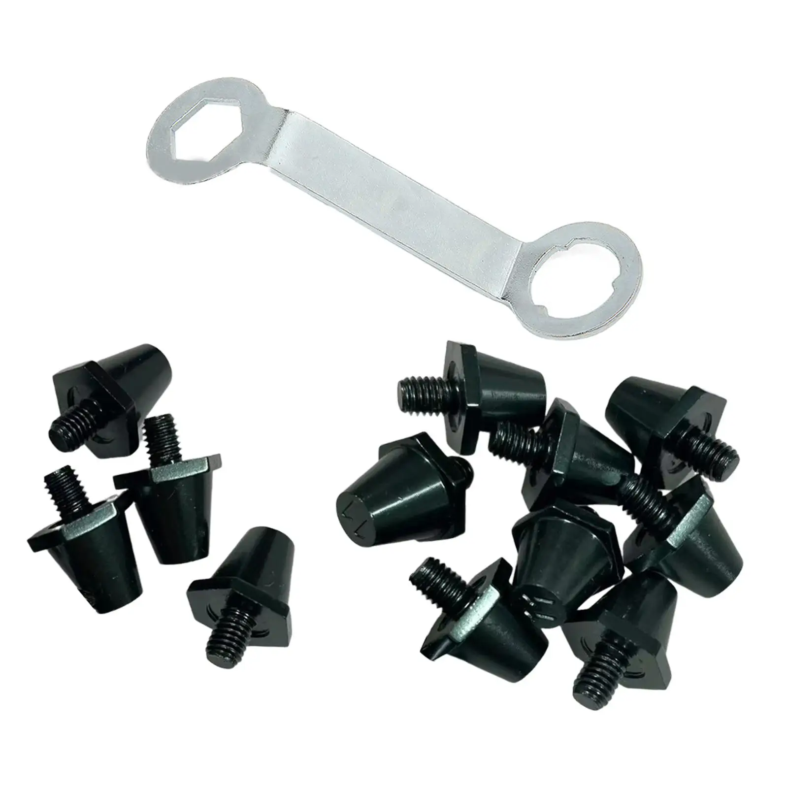 

12Pcs Football Boot Studs Firm Ground Non Slip Universal Replacement Spikes