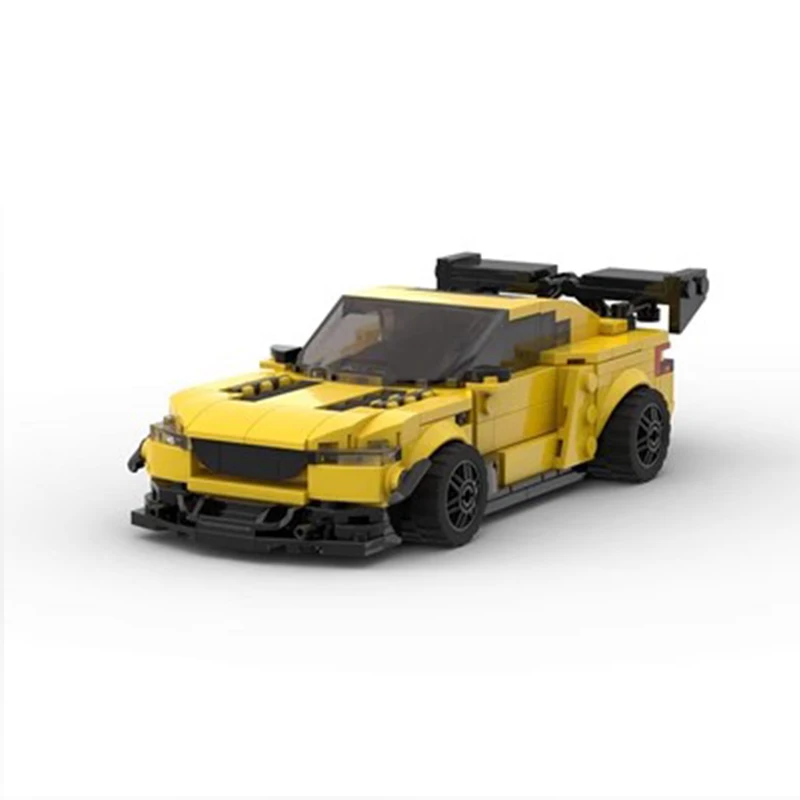 MOC children's car combination building block DIY small particle brick toy Cool sports car model Speed champion racing gift