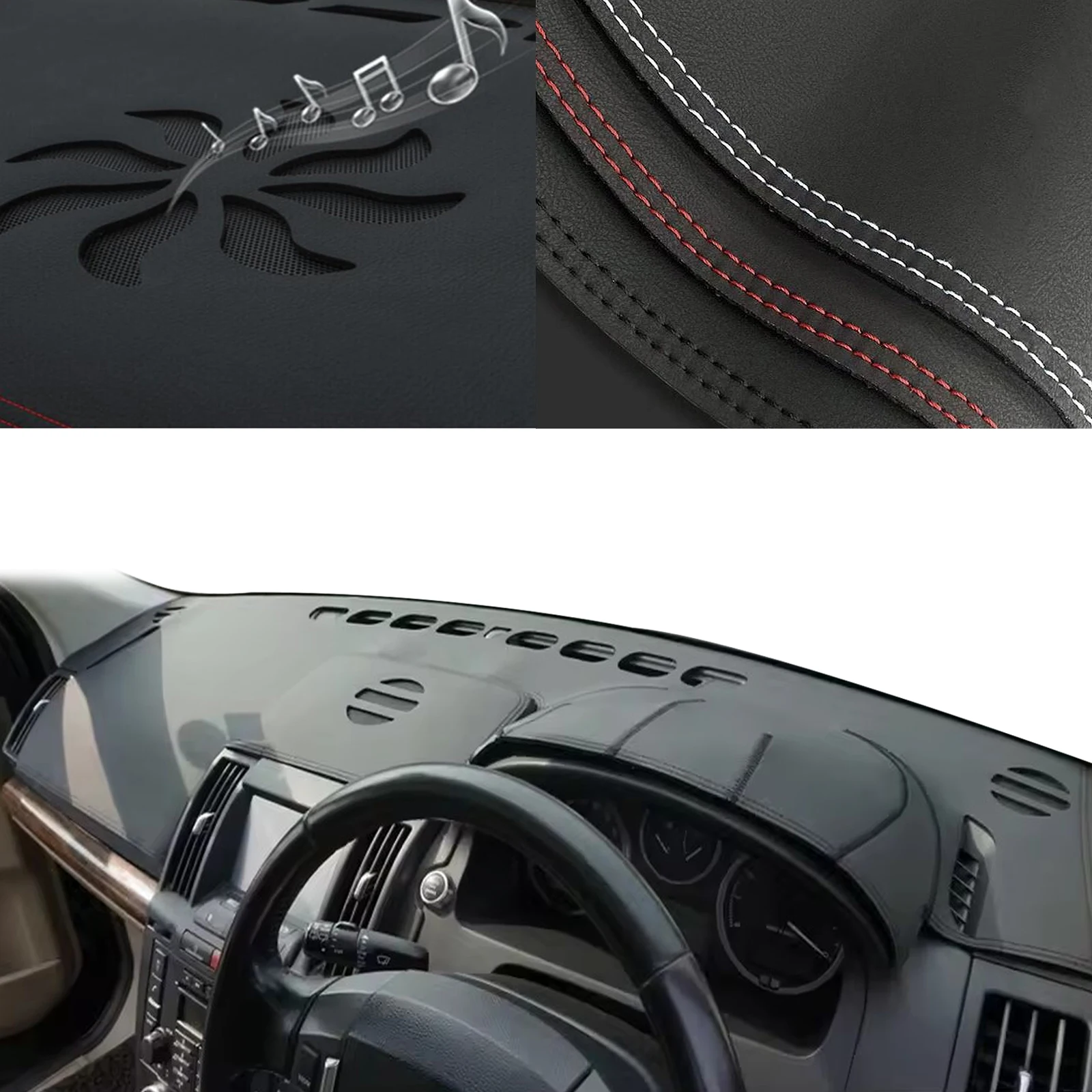 

for Land Rover Freelander 2 LR2 2006-2015 L359 Special Customized Dashboard Cover Anti‑Glare Sunshade Pad Dash Mat Interior