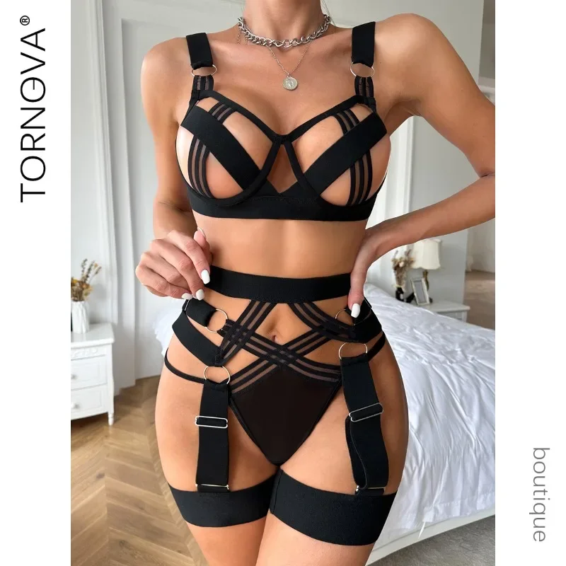 

Tornova Fancy Clothes Sexy Lingerie Super Hot Women's Underwear Woman Set Minimalist Bras Lingerieset Dames Lingeries Woman Bra