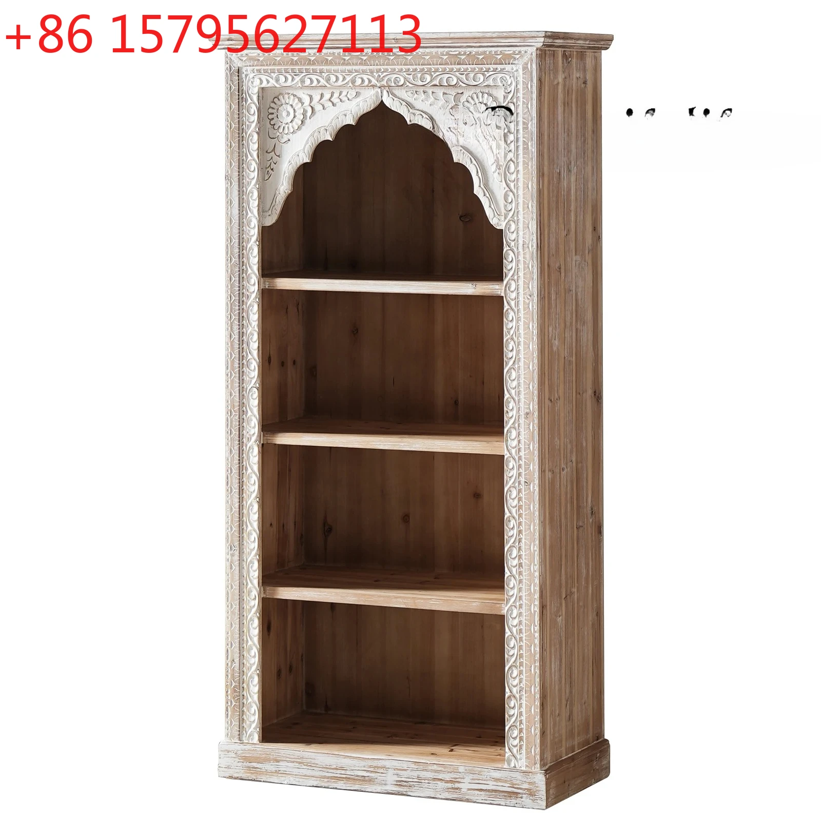 

Французский кантри, резьба по дереву, цветок, учебный книжный шкаф, детская книжная полка, ретро старый шкафчик для хранения