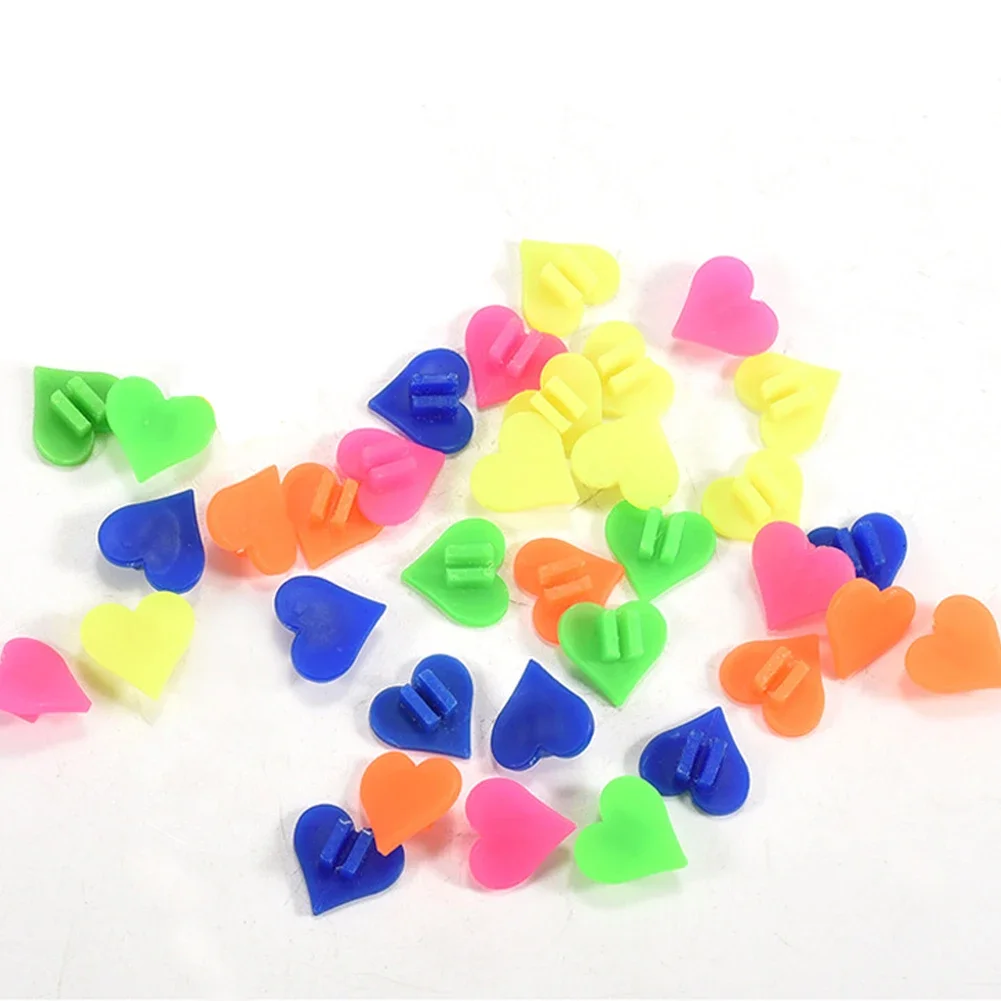 1 Package Children's Bicycle Multi-Color Love Heart Stars Wheel Bike Accessories Anti-Ash Anti-Embroider Decoration