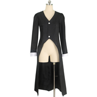 HOLRAN Women Maka Albarn Cosplay Costume Black Cloak