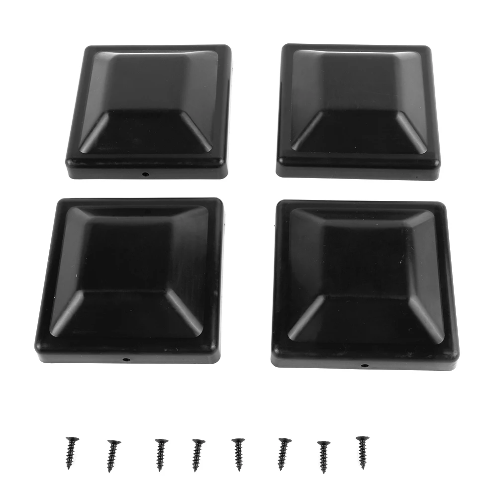 Constructed from Hardened PP Plastic this Fence Post Cap Offers Long lasting Protection for 4x4 Inch Fence Posts