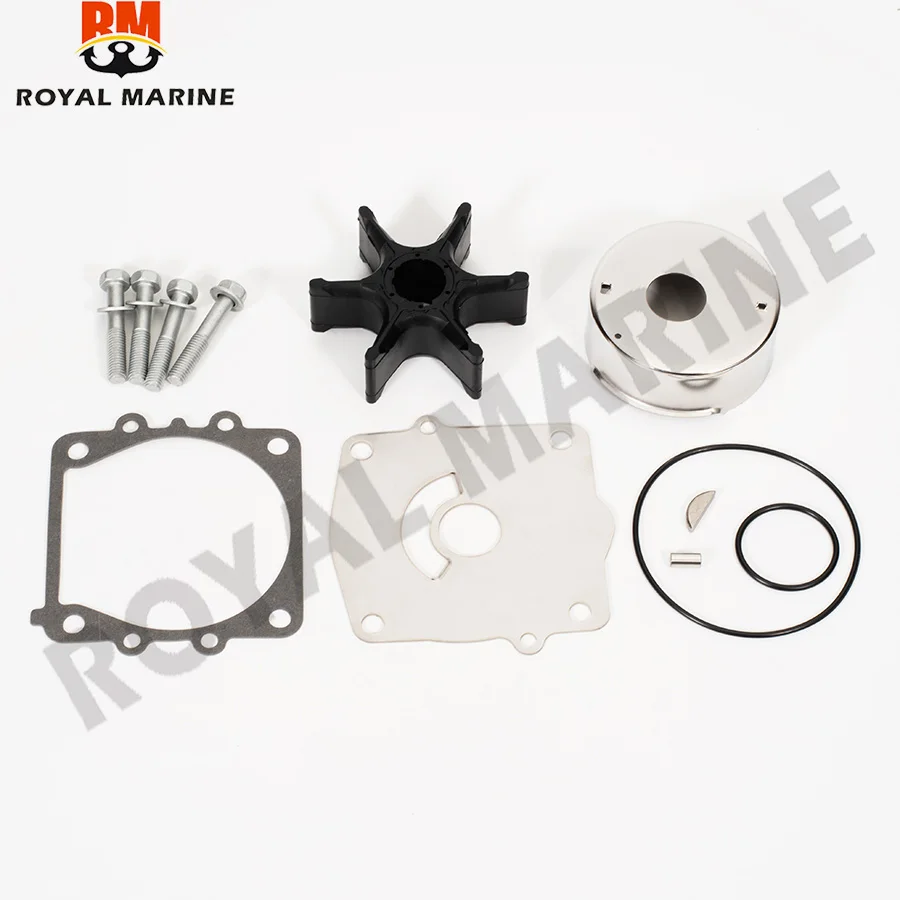 6G5-W0078 Water Pump Impeller Kit For Yamaha 2-Stroke 150 175 200 225 HP Outboard Motor 6G5-W0078-00 6G5-W0078-A1 6E5-44352