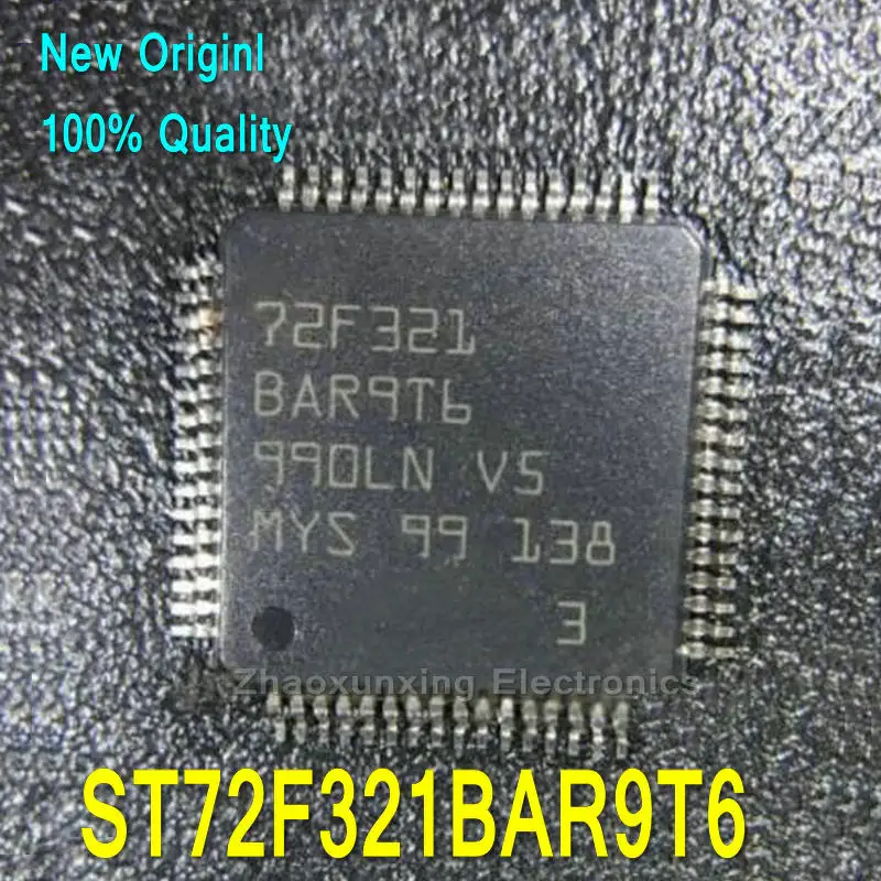 1~2PCS   New    ST72F321BAR9T6    QFP-64    72F321BAR9T6    72F321   QFP-64   Chipset