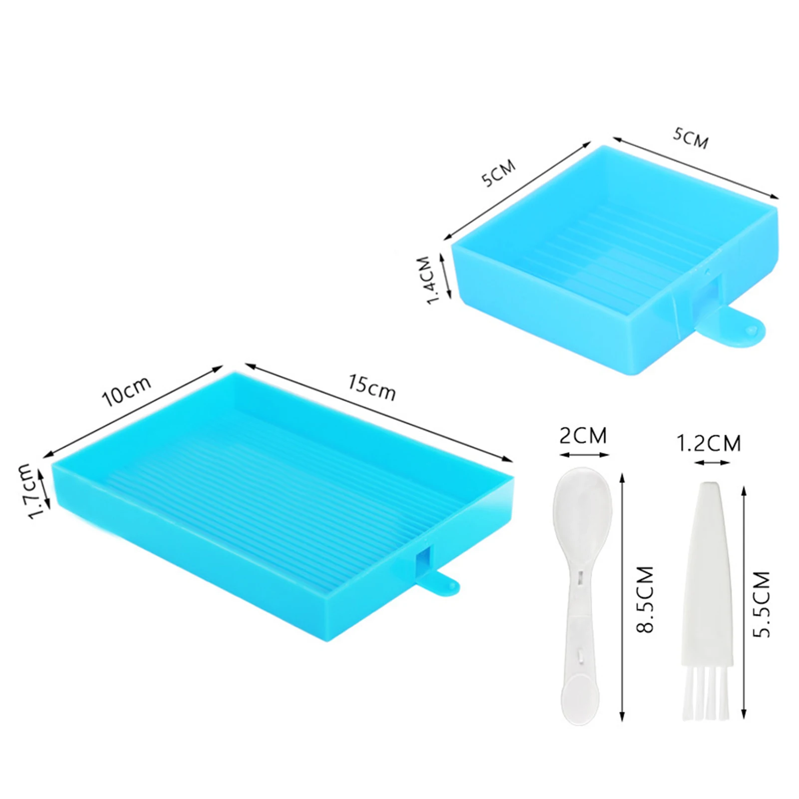 1 Set Diamond Painting Tool Pick-Up Pen Multi Grid Design Bead Plate Ten-Piece Set Embroidery Accessories Kit Craft Supplies