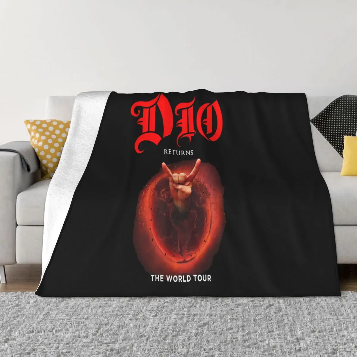 Summer Dio 19422010 M L Xl Heavy Metal New Summer Pride Hot Sale Kawaii Brand Style Adult Surprise Printing Throw Blanket